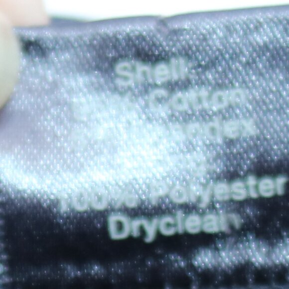 Ann Taylor Petite Grey Chambray Stretch Cotton Blend Classic Pencil Skirt Sz 10P - Picture 6 of 6